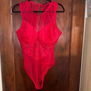 INC International Concepts Red Lace Chemise